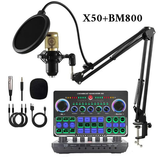 MICROPHON BM 800 AVEC CART SON X50