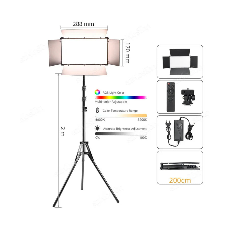 LED PRO 800 RGB (SONS BATTERY )
