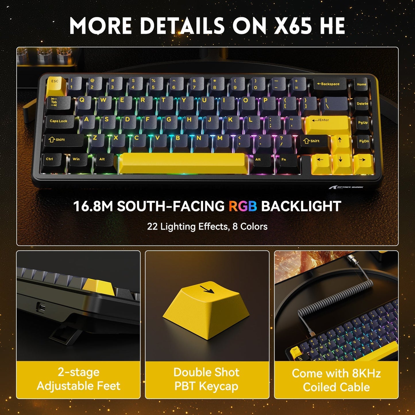 CLAVIER ATTACK SHARK X65